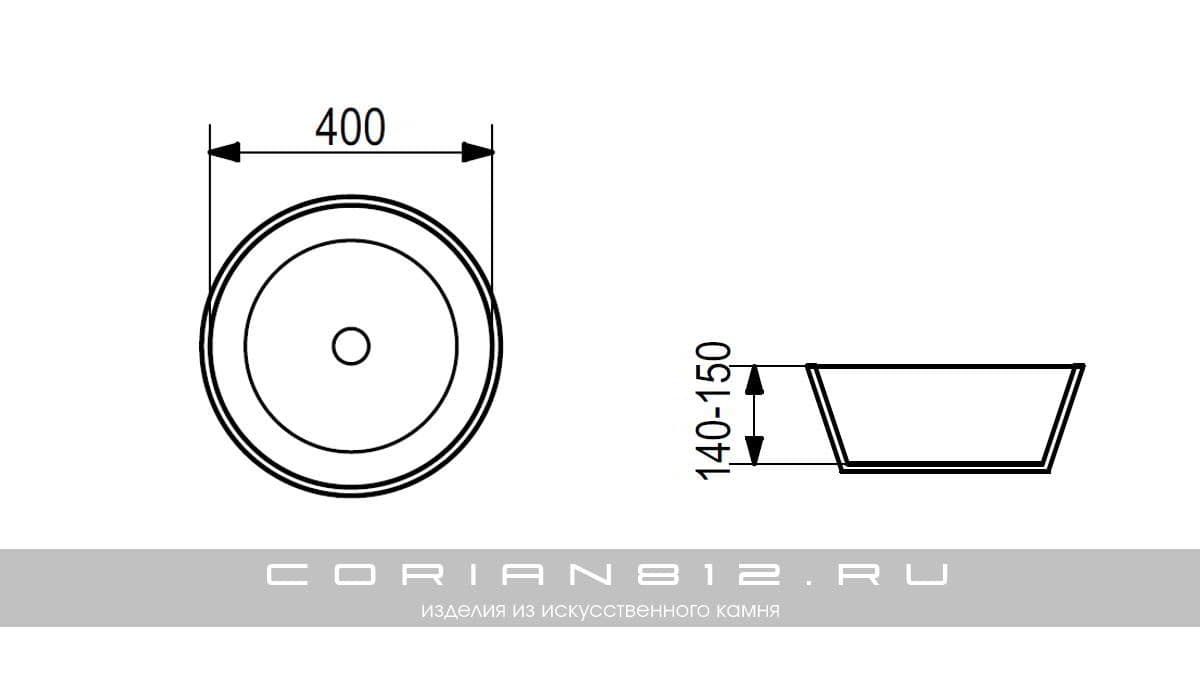Мойка Corian812 М18