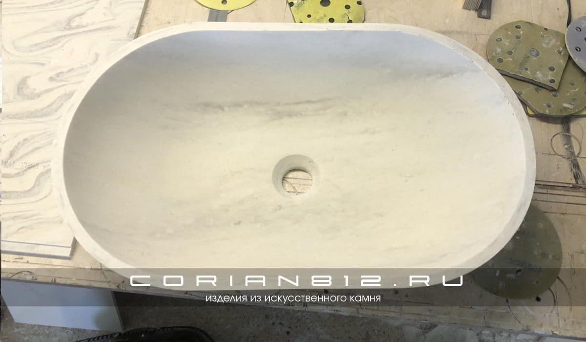 Раковина 812 М19 из искусственного камня