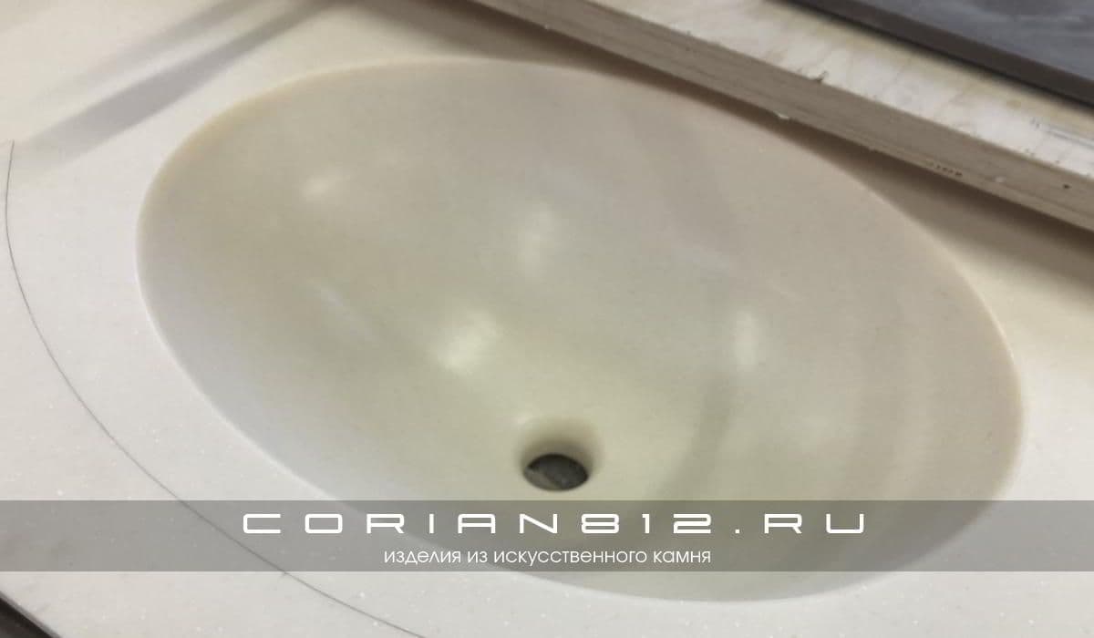 Раковина Corian М5