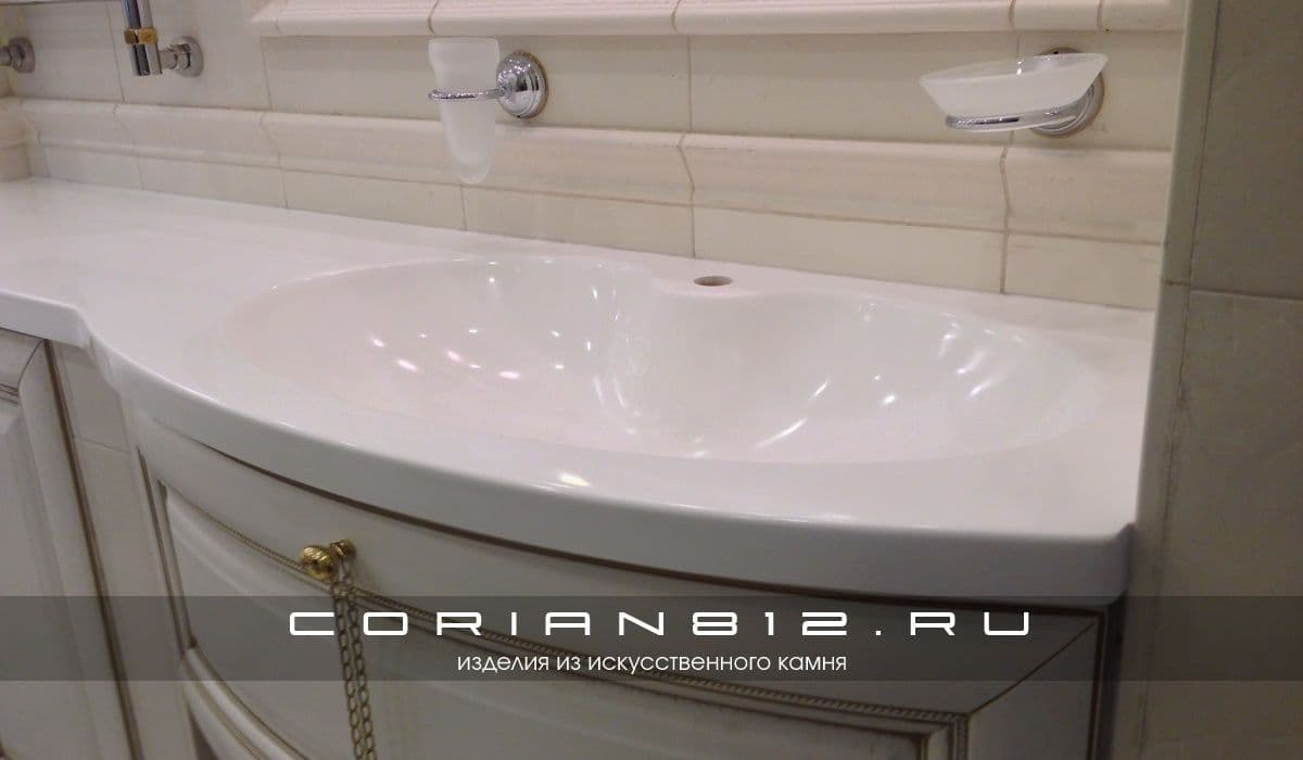 Раковина-столешница для ванной комнаты