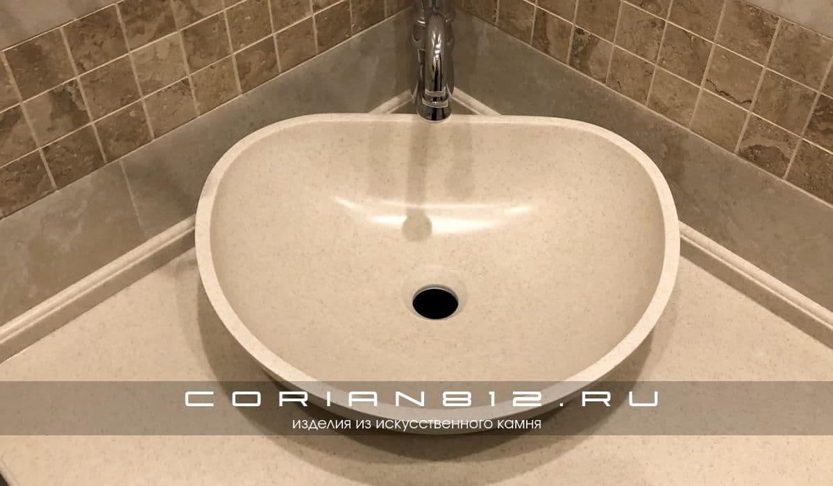 Раковина 812 М8 из искусственного камня