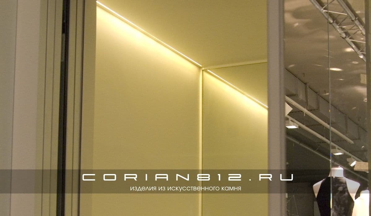 Облицовка лифта искусственным камнем